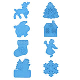 DIY Christmas Decoration Epoxy Resin Mold Elk Snowflake Christmas Tree