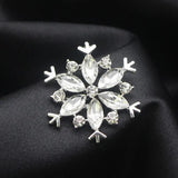 5 PCS 27mm Rhinestone Snowflake Christmas Tree Wedding DIY Decoration