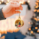 1Pc Christmas Tree Pendant Dog Animal Drop Ornament Year Festive Party Supplies