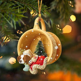 1Pc Christmas Tree Pendant Dog Animal Drop Ornament Year Festive Party Supplies