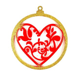 Silicone Pendant Mold Snowflake Heart Resin DIY Craft Xmas Tree