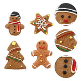 40 Pcs Christmas Resin Mini Pendant DIY Jewelry Accessory Decor