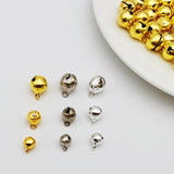 50 PCS 6/8/10mm Jingle Bells Brass Loose Beads Small Bell DIY Crafts