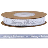 10m Gold/Silver Christmas Ribbon Decor