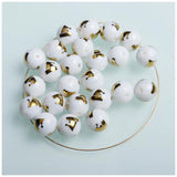 10mm Glass Beads for DIY Christmas Decorations