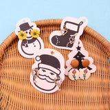 100pcs Christmas Earring Display Cards for Jewelry Hanging Holder