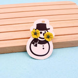 100pcs Christmas Earring Display Cards for Jewelry Hanging Holder