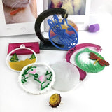 Christmas Tree Butterfly Mold DIY Photo Frame Pendant Ornament Silicone Mold