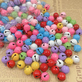 30pcs/Lot Mixed 14mm Jingle Bells Christmas DIY Jewelry Making