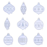 Christmas Tree Pendant Silicone Mold with Hole for Decoration