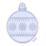 Christmas Tree Pendant Silicone Mold with Hole for Decoration