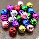 Multicolor 100Pcs Copper Jingle Bells DIY Crafts Accessories