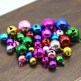 Multicolor 100Pcs Copper Jingle Bells DIY Crafts Accessories