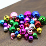 Multicolor 100Pcs Copper Jingle Bells DIY Crafts Accessories