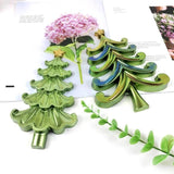 Crystal Drop Glue Aromatherapy Gypsum Christmas Tree Silicone Mold