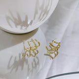 Rhinestone Ear Cuff Earring Christmas Gift Stud Earrings