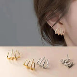 Rhinestone Ear Cuff Earring Christmas Gift Stud Earrings