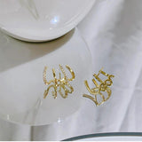 Rhinestone Ear Cuff Earring Christmas Gift Stud Earrings