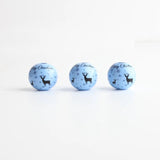 10PCs 20mm Christmas Tree Elk Wooden Beads DIY Decoration Crafts
