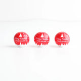 10PCs 20mm Christmas Tree Elk Wooden Beads DIY Decoration Crafts