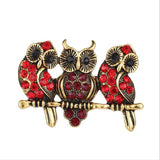 High Owl Brooches For Women Decoration Christmas Accessories