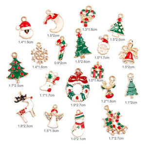 Christmas Enamel Charms DIY Jewelry Making YZ499