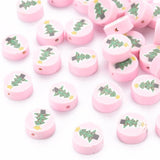 Christmas Style Polymer Clay Beads Xmas Tree Sock Snowman