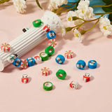 Christmas Style Polymer Clay Beads Xmas Tree Sock Snowman