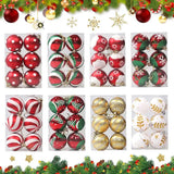 Xmas Ornaments Glitter Hanging Ball for Christmas Tree Decoration