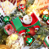 Xmas Ornaments Glitter Hanging Ball for Christmas Tree Decoration