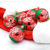 Xmas Ornaments Glitter Hanging Ball for Christmas Tree Decoration