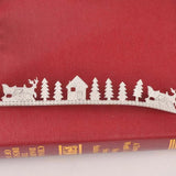 Christmas Snowflake Ribbons Trim Lace Set for Bow Craft DIY Box Packing