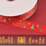 Christmas Snowflake Ribbons Trim Lace Set for Bow Craft DIY Box Packing