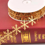 Christmas Snowflake Ribbons Trim Lace Set for Bow Craft DIY Box Packing