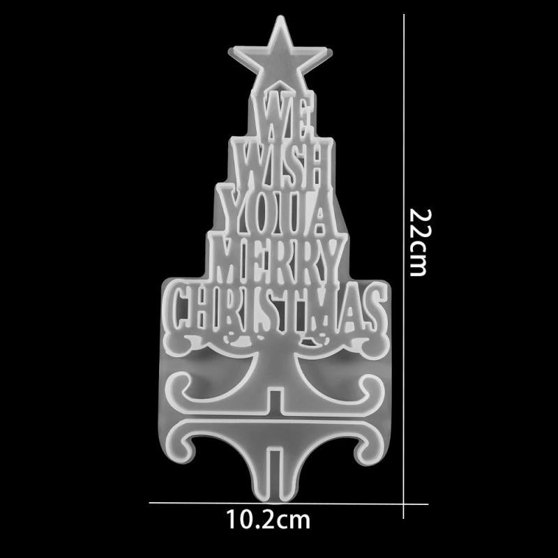Christmas Tree Silicone Mould Epoxy Resin Casting Mold DIY Home Decor Craft