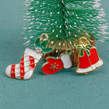 50Pcs Christmas Alloy Jewelry Sets Earrings Bracelet Bangle Necklace Rings Xmas