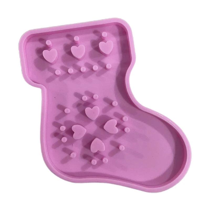 Christmas Keychain Mould Silicone Epoxy Resin Molds DIY Necklace Jewellery