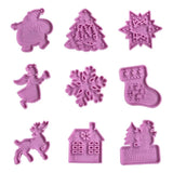 Christmas Keychain Mould Silicone Epoxy Resin Molds DIY Necklace Jewellery