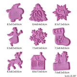 Christmas Keychain Mould Silicone Epoxy Resin Molds DIY Necklace Jewellery