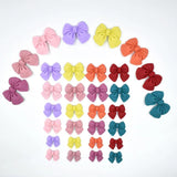 10pcs Resin Christmas Bow Charms Pendants DIY Keychain Hair Accessory