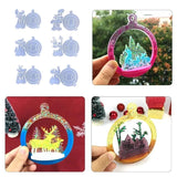 Epoxy Resin Deer Christmas Tree Pendant Decoration Christmas Elk Mold