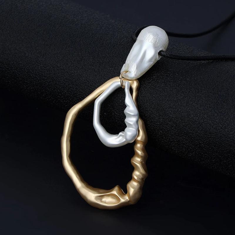 Long Chains Necklace Silver Vintage Collares Suspension Pendants Jewelry