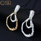Long Chains Necklace Silver Vintage Collares Suspension Pendants Jewelry