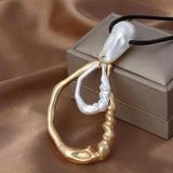 Long Chains Necklace Silver Vintage Collares Suspension Pendants Jewelry