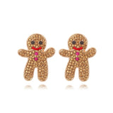 Christmas Gingerbread Man Earrings 2022
