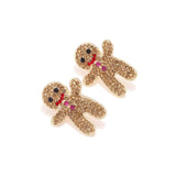 Christmas Gingerbread Man Earrings 2022