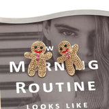 Christmas Gingerbread Man Earrings 2022