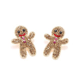 Christmas Gingerbread Man Earrings 2022
