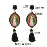 Bohemian Crystal Drop Earrings - Christmas Jewelry