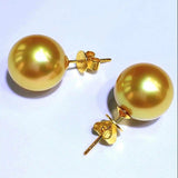 12mm South Sea Shell Pearl Dangle Earrings CARNIVAL Aquaculture Wedding